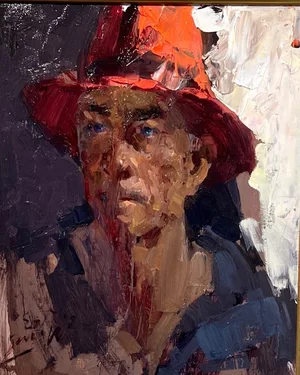 Jove wang portrait painting 02