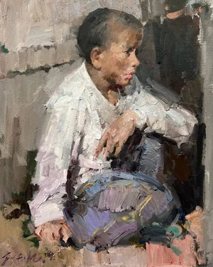 Jove wang portrait painting 04