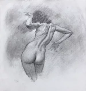 Rendered Figure Drawing